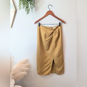 Madewell Mustard Skirt Sz 0